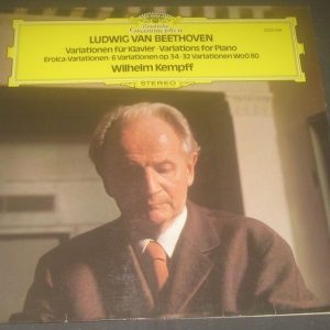 Wilhelm Kempff Beethoven Variations DGG 2530 249 LP EX RARE !