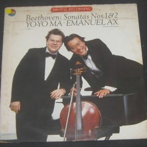 Yo Yo Ma / Emanuel Ax – Beethoven Sonatas Nos. 1 & 2 CBS 37251 Digital  lp