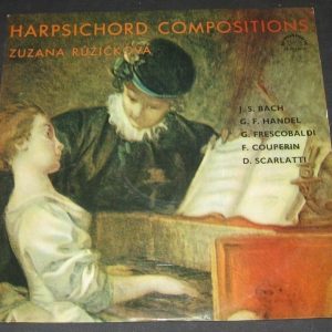 ZUZANA RUZICKOVA Harpsichord Recital Bach Couperin Supraphon SUA 10447 lp RARE