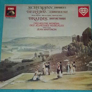schumann Symphony jeunesses musicales martinon berlioz brahms HMV LP EX Rare !