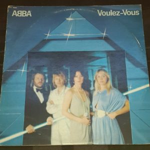 ABBA – Voulez-Vous – 12″ LP Vinyl Record Israel Pressing 1979 Epic + Insert