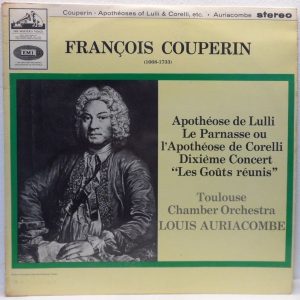 ASD 628 S/C Auriacombe / Toulouse Chamber Orchestra  COUPERIN Apotheose de Lulli
