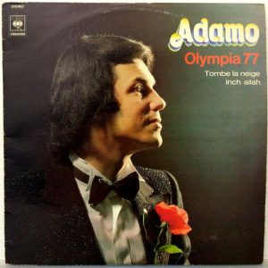 Adamo – Olympia 77 LP 1977 French Chanson France Israel Pressing CBS 82082
