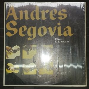 Andres Segovia Plays J. S. Bach  Weiss-Mann  Allegro ALL 750 lp ED1 1964