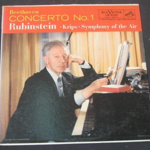 Artur Rubinstein – Beethoven : Concerto No.1 Krips RCA LM 2120 lp USA