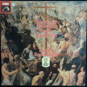 BACH – Magnificat BWV 243 BRUCKNER – Te Deum LP Daniel Barenboim EMI HMV