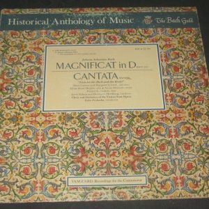 BACH Magnificat in D / Cantata BWV 50 PROHASKA / SJOSTEDT VANGUARD HM 22 SD lp