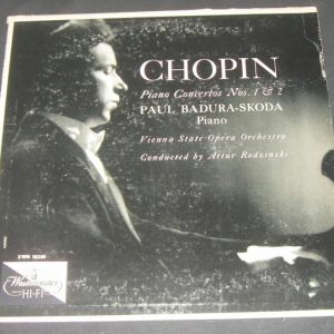 BADURA-SKODA / RODZINSKI – CHOPIN Piano Concerto Westminster XWN 18288 lp