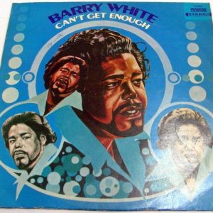 BARRY WHITE – CAN’T GET ENOUGH LP rare Israeli Israel press soul R&B phonodor