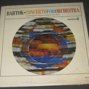 BARTOK – CONCERTO FOR ORCHESTRA ANCERL / CZECH PHILHARMONIC PARLIAME 602 lp