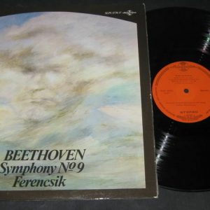 BEETHOVEN – SYMPHONY 9 FERENCSIK  ANDOR Szirmay Korondi Solyom 2 LP HUNGAROTON