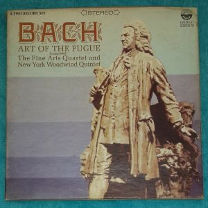 Bach Art of the Fugue Fine Arts Quartet / New York Woodwind Quintet Everest 2 LP