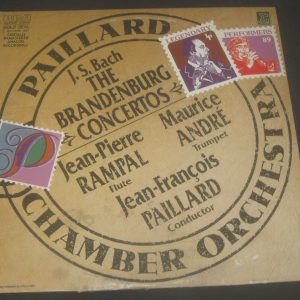 Bach Brandenburg Concertos RAMPAL / ANDRE / PAILLARD  RCA AGL2-5289 2 lp