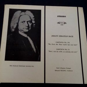 Bach  Cantata No. 178 / 73 Helmuth Rilling   MHS 1694 lp EX