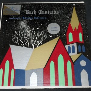 Bach Cantatas Nos. 76 , 84 Scherchen Westminster XWN-18393 USA 1957 lp ex