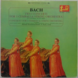 Bach – Concertos for Harpsichord & Strings Mainz Chamber Martin Galling LP USA