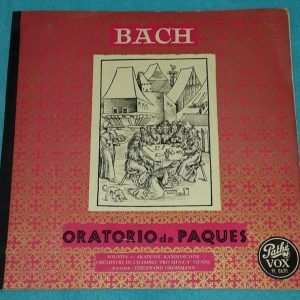 Bach Easter Oratorio Grossmann Vienna Pro Musica Pathe VOX PL 8620 LP 1954