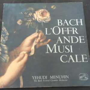 Bach – L’offrande Musicale Menuhin Bath Festival  HMV FALP 699 lp ex