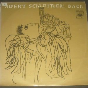 Bach Organ Music Volume IV  Albert Schweitzer – Organ CBS 72193 LP EX