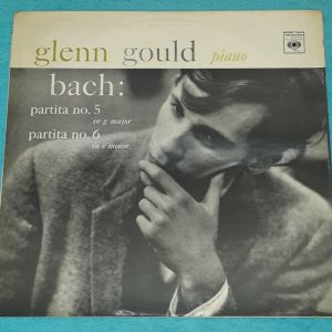 Bach Partita No. 5 / 6 Piano – Glenn Gould CBS 72419 1st Pressing LP ED1