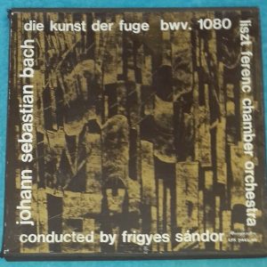 Bach The Art of Fugue Liszt Ferenc Chamber Orchestra Sandor Hungaroton 2 LP