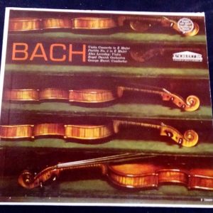 Bach Violin Concerto  Partita Loveday Hurst FORUM F 70009 LP