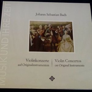 Bach – Violin Concertos Harnoncourt  Concentus Musicus Vienna  Telefunken LP EX