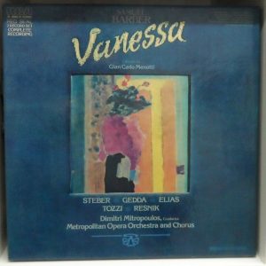 Barber ‎- Vanessa Mitropoulos Steber Gedda Elias RCA RL 02094 2 lp Box ex