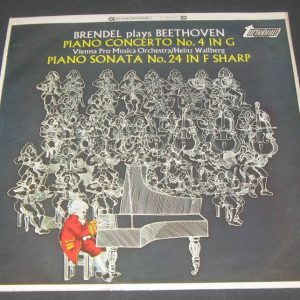 Beethoven Piano Concerto / Sonata Brendel , Wallberg Turnabout Vox TV 34208S lp