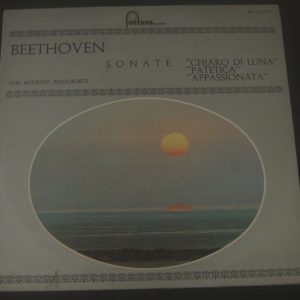 Beethoven Sonate “Chiaro Di Luna” “Patetica” “Appassionata” Boukoff  Fontana LP