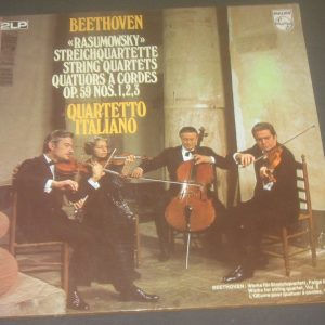 Beethoven String Quartets Quartetto Italiano Philips ‎ 6747 139 2 LP Gatefold EX