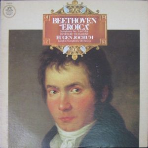Beethoven Symphony No. 3 / Egmont Overture Eugen Jochum Angel S-537410 lp EX