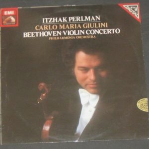 Beethoven Violin Concerto Perlman / Maria Giulini HMV EMI ASD 4059 LP DIGITAL EX