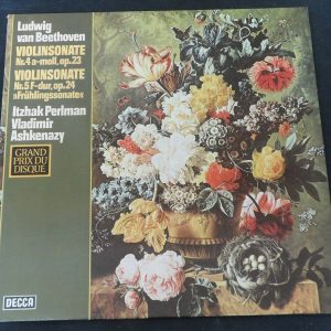 Beethoven – Violin Sonatas No. 4 & 5 Ashkenazy Perlman Decca ‎ 6.42486 LP EX