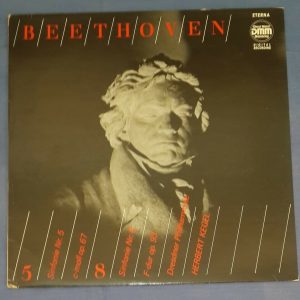 Beethoven  symphony No. 5 / 8 Herbert Kegel ETERNA 7 29 022 LP EX