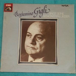 Beniamino Gigli – Sings his most beautiful songs EMI LP EX