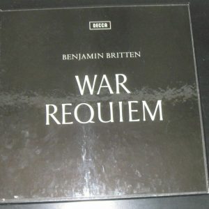 Benjamin Britten – War Requiem Decca  2 LP Box SET 252/3 EX