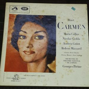 Bizet – Carmen Callas Gedda Pretre  HMV SLS 913 3 lp Box