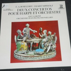 Boieldieu – Krumpholz  Harp Concertos Laskine Paillard ERATO STU 70192 lp EX