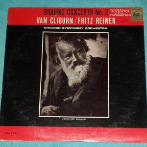Brahms Concerto No. 2  Reiner , Van Cliburn RCA LM 2581 LP 1962