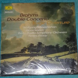 Brahms ‎– Double Concerto Starker Fricsay Schneiderhan DGG 2535 140 LP EX