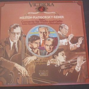 Brahms Saint Saens – Violin / Cello Concerto Milstein Piatigorsky Reiner RCA LP