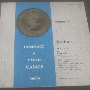 Brahms String Sextet Stern Schneider Katims Thomas Casals Foley Philips A01170L