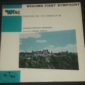 Brahms Symphony No. 1 Rafael Kubelik Wing WL1016 LP EX