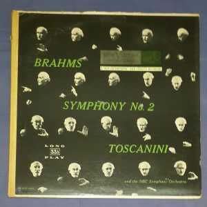Brahms Symphony No. 2 Toscanini RCA LM-1731 LP 50’s