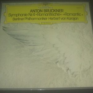 Bruckner – Symphonie No. 4 ” Romantische ” Karajan DGG 2530 674 LP EX