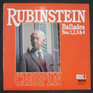Chopin – Ballades – Artur Rubinstein RCA lp