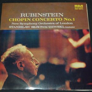 Chopin Concerto No. 1 Skrowaczewski Piano Arthur Rubinstein RCA LSC-2575 lp EX