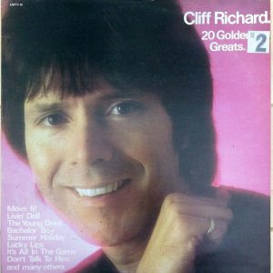 Cliff Richard – 20 Golden Greats LP Vinyl Rare Israel Pressing PORTRAIT Label