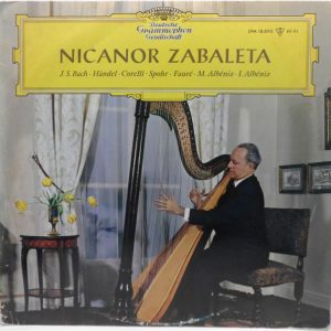 DGG TULIPS LPM 18 890 Nicanor Zabaleta – Works for Harp by Bach / Handel / Spohr